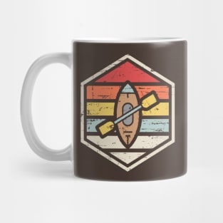 Retro Badge Kayak Mug